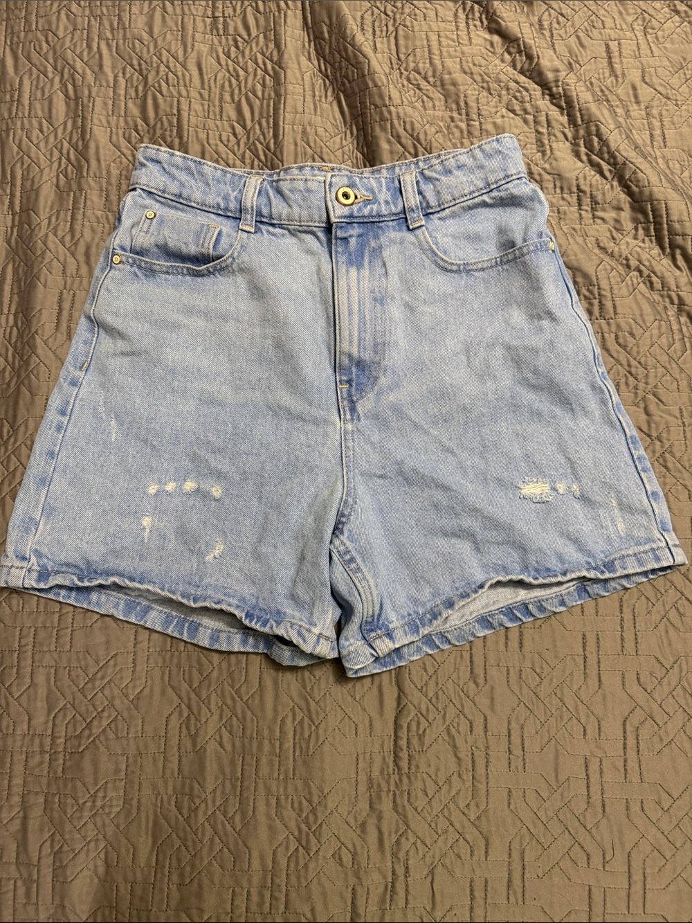 High Waist Denim Shorts